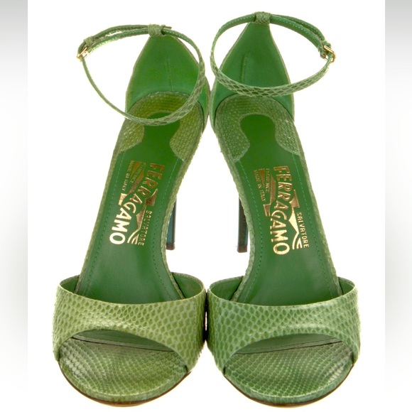 Salvatore Ferragamo Snakeskin
Animal Print Sandals - Picture 5 of 5